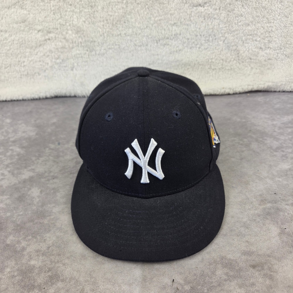 New York Yankees New Era 59FIFTY 1996 World Series Patch Fitted Hat 7 3/4 Navy